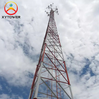 Self Supported Tubular Steel Lattice 5G Cellular Communication Tower