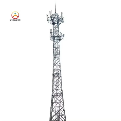 30m Gsm Cellular Telecommunication Antenna  Tower