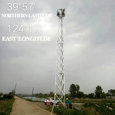 30m Gsm Cellular Telecommunication Antenna  Tower
