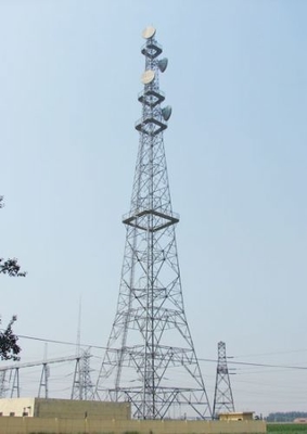 Customized 5g Wifi Signal Self Supporting Steel Lattice Communication Antenna Tower