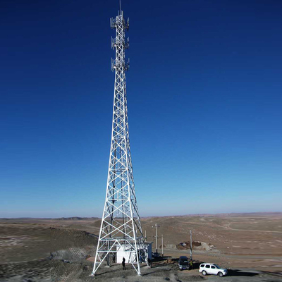 Customized 5g Wifi Signal Self Supporting Steel Lattice Communication Antenna Tower