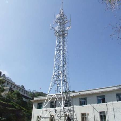 Customized 5g Wifi Signal Self Supporting Steel Lattice Communication Antenna Tower