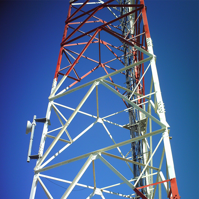 Galvanized Multi Functional Steel Angular Gsm Internet Antenna Telecommunication Towers