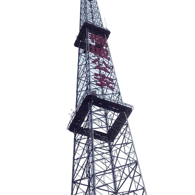 Galvanized Multi Functional Steel Angular Gsm Internet Antenna Telecommunication Towers