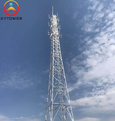 50m 4-legged Microwave Antenna Wifi Telecommunication Angle Steel Tower