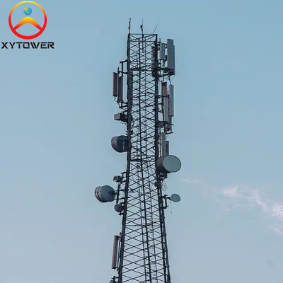 Galvanized Internet Wifi Angel Steel Telecommunication Towers with 4 Legs
