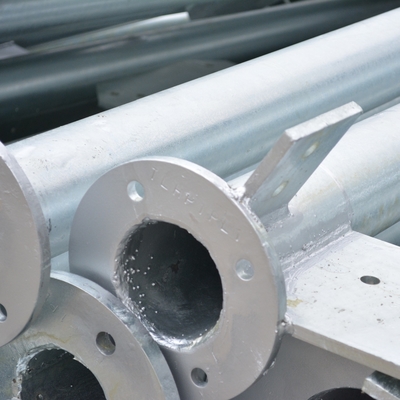 Hot Dip Galvanized Guyed Wire 3 Legged Steel Pipe Lattice Microwave Telecommunication Tower