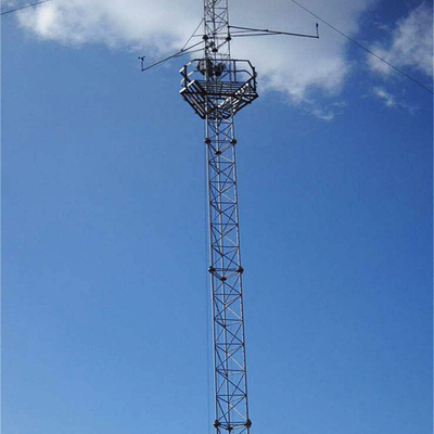 High Quality 50m Tubular Steel Wifi Antenna Telecommunication Guyed Tower