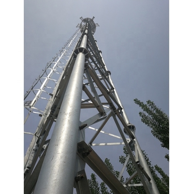 25 Meter Steel Pipe Lattice Self Supporting Communication Internet Service Provider 5G Towers
