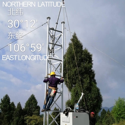 25 Meter Steel Pipe Lattice Self Supporting Communication Internet Service Provider 5G Towers