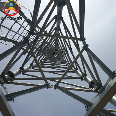 Factory Customized 60M 3 Legged Tubular Steel Self Supporting Cell Phone Telecommunication Towers