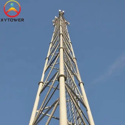 Customized Design 3 Legged Steel Lattice 5G Wifi Telecommunication Tubular Antenna Tower