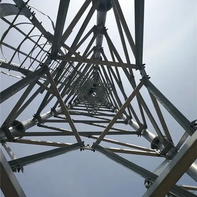 Customized Design 3 Legged Steel Lattice 5G Wifi Telecommunication Tubular Antenna Tower