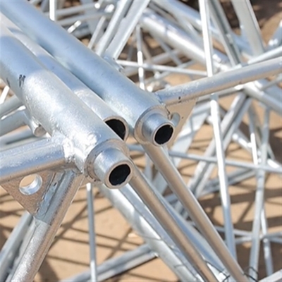 Customizable Height Roof-Top Guyed Mast Single Tube Tower for Telecommunication