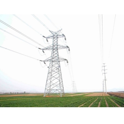 Transmission Electric Power Angle Steel Tower