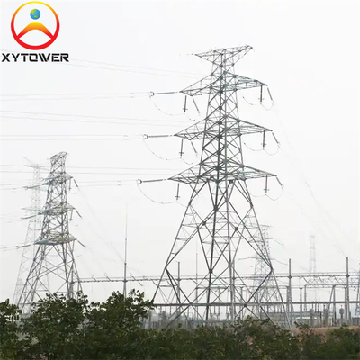 500KV Muti-Circuit Angel Steel High Voltage Power Electric Transmission Towers