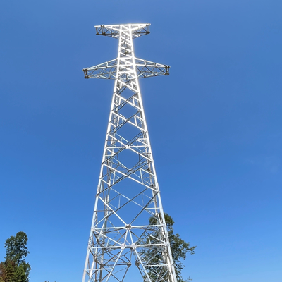 Hot Dip Galvanized Angle Steel Electricity Transmission Tower