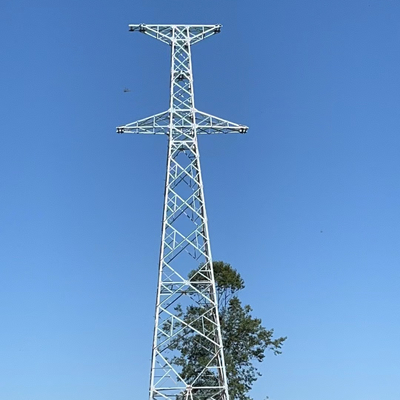 Hot Dip Galvanized Angle Steel Electricity Transmission Tower