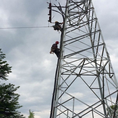 Hot Sale 500KV Multi-circuit Angular Lattice Electrical Transmission Line Steel Tower