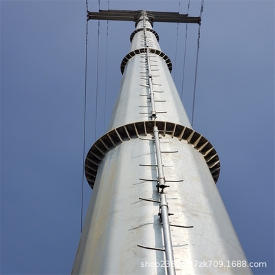 35kV Galvanized Octagonal Electrical Steel Pole With High Quality and Low Price