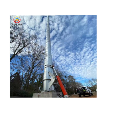 5G Octagonal Galvanized Communication Monopoles