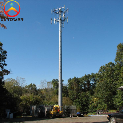 5G Octagonal Galvanized Communication Monopoles