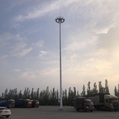 Galvanized Steel Antenna Internet Radio Telecoms Monopole