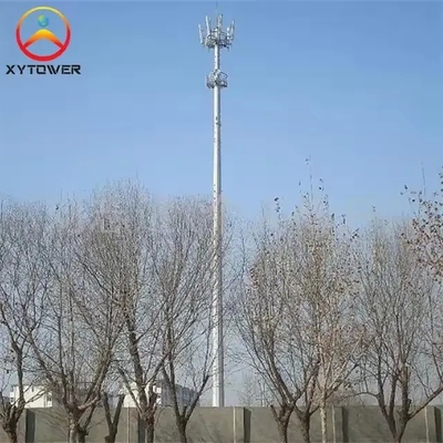 Customized Galvanized Single Tube Telecommunication Antenna Wifi Monopole