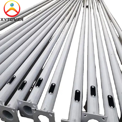 China Factory Wholesale Galvanized Steel Circular CCTV PTZ Camera Monitoring Pole