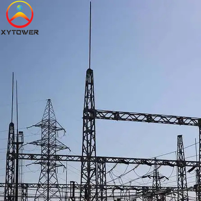Galvanized Steel Framework Power Transformer Substation Structure