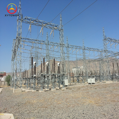 Galvanized Steel Framework Power Transformer Substation Structure