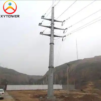 220kv Monopole Tower Electric Equipment for Electricity